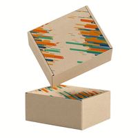 Boîtes d'emballage pour savon en carton kraft brun avec logo personnalisé en feuille d'or biodégradable, découpe à la presse, insert en relief recyclé