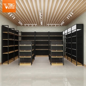 Scaffale Multifunzionale in Acciaio e Legno Boxue BX-085, Resistente, per Supermercati, Negozi di Snack, <span class=keywords><strong>Cartolerie</strong></span> e <span class=keywords><strong>Grandi</strong></span> Magazzini - Product Image 2