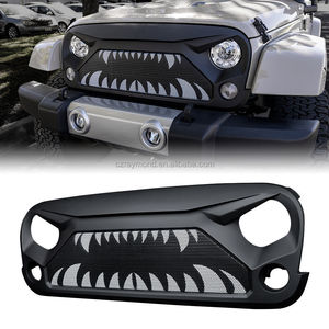 Design personalizado Front Center Mesh Bumper <span class=keywords><strong>Grille</strong></span> para Jeep Wrangler <span class=keywords><strong>JK</strong></span> Avengers 2007-2018 - Product Image 1