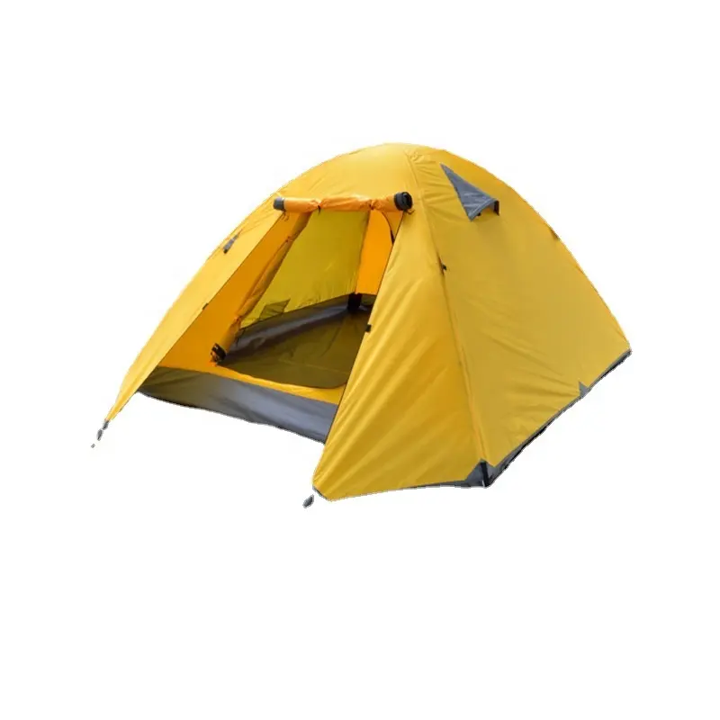 キャンプ用軽量防水屋外ハイキングテントファミリー防風大スペーストラベルテント