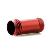 Usine de quincaillerie de Dongguan, boîtier en alliage d'aluminium sur mesure, usinage CNC, accessoires pour lampe torche, pièces tournées sur tour CNC