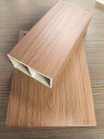 Hollow Square Timber Tube Moisture-Proof Interior Wall Partition Size50*100 Customizable Modern Villa Commerce Household Graphic