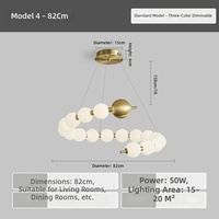 Luminaire suspendu de style français minimaliste pour duplex, salon, restaurant, loft, appartement, escalier