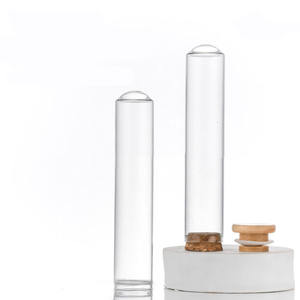 Tubes à cigares en verre de qualité alimentaire respectueux de l'environnement, prix de gros avec couvercles en liège larges pour emballage, pré-rouleaux - Product Image 5