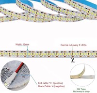 12v 24v Ra80 Smd 2835 Led Rétro-Éclairage Lumière 240leds/m Smd2835 Led Bande Lumière pour La Maison Tv Plafond Chambre Décor