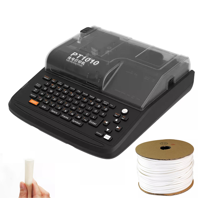 Label Shrinkable Sleeves Printer Heat Shrink Tube Printing Machine PVC Tube Printer for Wire and Cable Identification