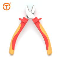 Alicates de Corte Diagonal Aislados VDE de 6 y 7 Pulgadas para Electricistas, Herramienta Eléctrica de 1000V