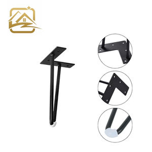 Venta al por mayor de fábrica: Patas de sofá modernas de metal dorado en forma de U, de múltiples alturas, patas de hierro duraderas para sofá cama y armario. - Product Image 2