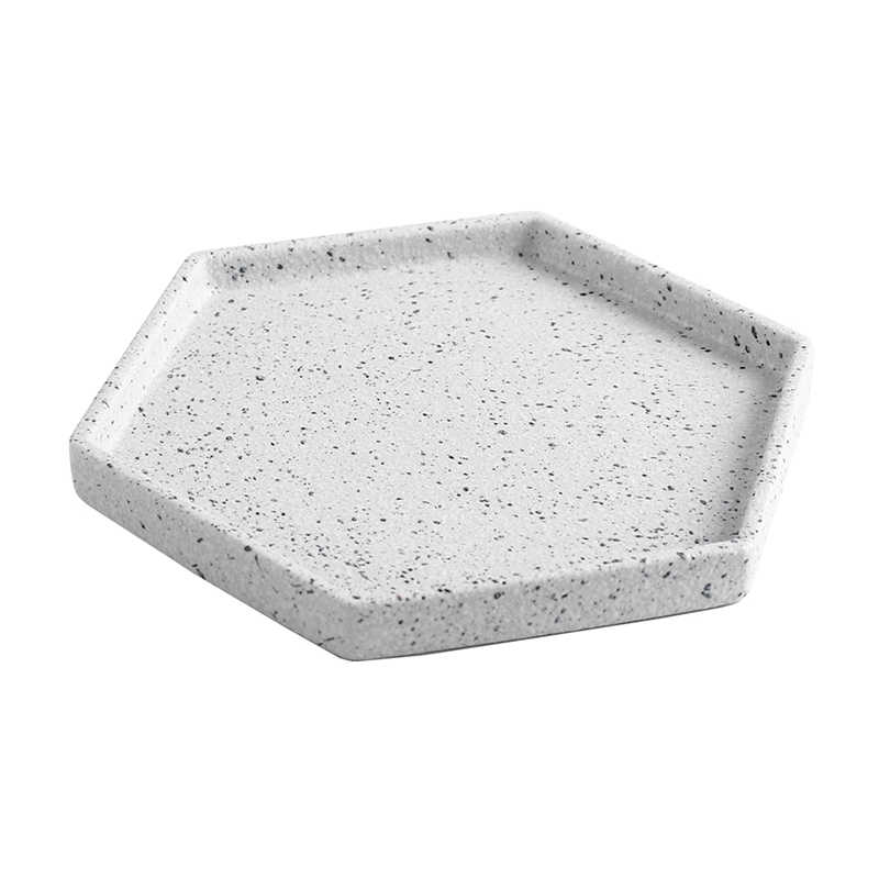 Каменный чайный поднос Terrazzo, поднос для закусок, поднос для кофе, суши, демонстрационный поднос