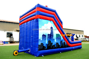 Spiderman thư bị trả lại nhà khô <span class=keywords><strong>Slide</strong></span> <span class=keywords><strong>Inflatable</strong></span> đôi trượt Spiderman PVC bouncers lâu đài nhảy trượt để bán - Product Image 6