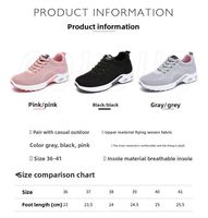 Chaussures de sport respirantes en maille pour femmes, légères, confortables, pour la marche et la course à pied