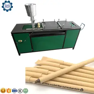 Caneta de papel automática que faz máquina de rolar papel, caneta de papel da linha de produção de lápis