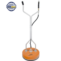 Limpiador de superficies Whirl a Way de plástico de 20 pulgadas con barra giratoria de 4 brazos de acero inoxidable