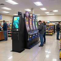 Buffalo Wild Dokunmatik Ekranlı Beceri Oyunu Kabini Otomatik Bilet/Nakit Geri Ödeme Arcade Makinesi (Barlar, Alışveriş Merkezleri, Video Oyun Panosu için)