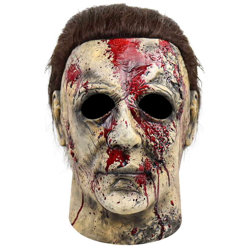 Je suis un masque gris sanglant