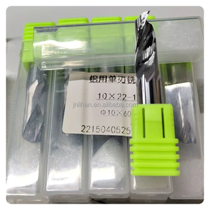 Fresa de un solo filo de carburo de 3.175/4/6/8/10mm para CNC, para grabado y corte de paneles de aluminio y plástico - Product Image 2