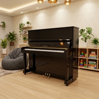 KAWAI KU1 Vertical Piano Full Size 88 Key Smooth Action Warm Tone Stable Tuning for Student Exam Daily Practice