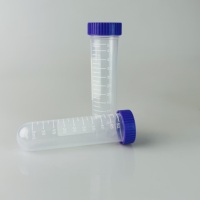 Tube à centrifuger à fond conique jetable de 50 millilitres en matériau synthétique