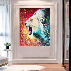 Nuovo modello personalizzato fai da te ricamo a mano ricamo cucito modello arazzo può <span class=keywords><strong>fare</strong></span> la dimensione della pittura ad olio digitale schermo personalizzato - Product Image 1