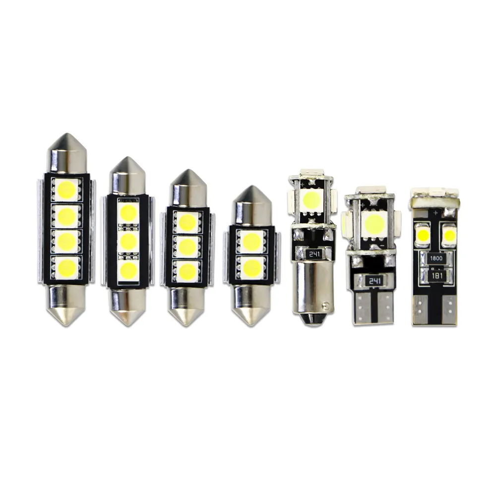 Auto Verlichting Auto Interieur Led Licht Voor Vw Foutloos Andere Accessoires Lampen Led Kit 14 Pcs Canbus Front lichtkoepel