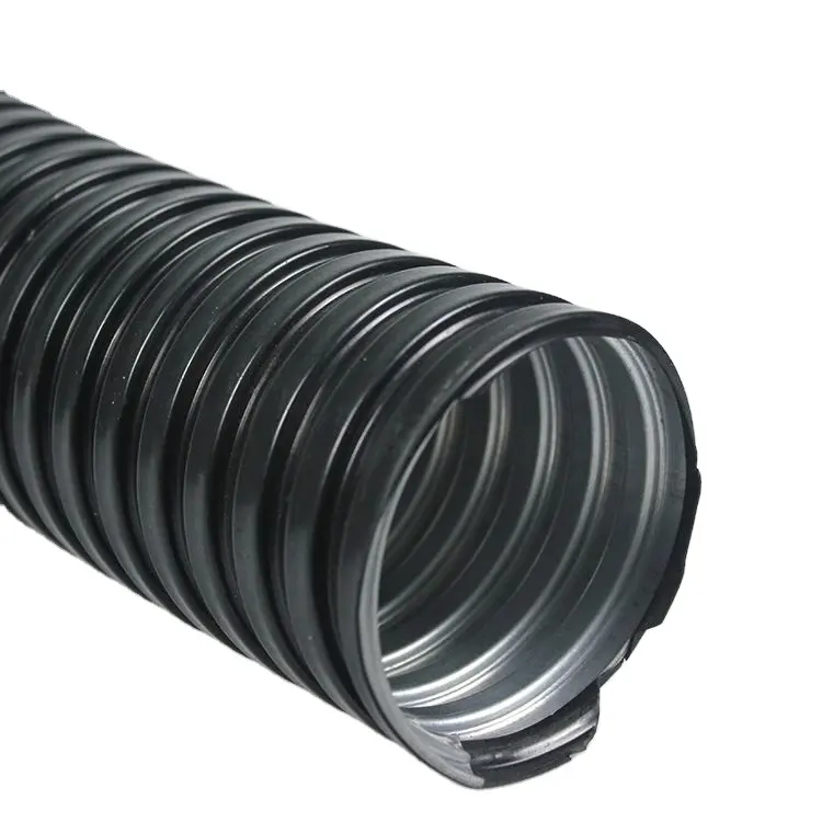 3/4 "Tube de protection de fil assez résistant en acier galvanisé Tuyau ondulé Conduit métallique flexible