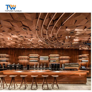 Custom Resort Hotel Houten Restaurant Bar Meubels Sets Moderne Strandvilla Buiten Bar Teller - Product Image 6