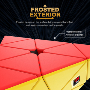 MoYu pegatina suave <span class=keywords><strong>3x3</strong></span> pirámide rompecabezas <span class=keywords><strong>cubo</strong></span> mágico juguetes giro triángulo 3D rompecabezas velocidad Rubixes <span class=keywords><strong>cubo</strong></span> chico DESARROLLO DE INTELIGENCIA - Product Image 4