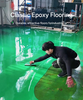 Pintura al Agua de Grado Industrial, Resistente al Desgaste, Resistente a la Presión, Impermeable, Fuerte Adhesión, Resina Epoxi para Pisos