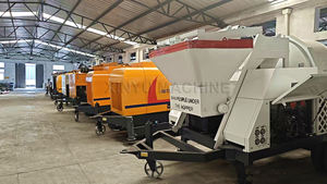 Pompes mélangeuses à béton de grande capacité Pompes mélangeuses à béton portables Différents types de pompes mélangeuses à béton - Product Image 5