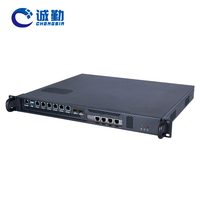 Boîtier de serveur 1U, 6 ports LAN, 2 ports SFP+, 1G Intel Celeron J6412, sécurité réseau BY-PASS, châssis rack 1U
