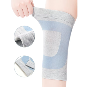 Genouillère de compression respirante pour sports de plein air, avec protection, en polyester et coton, pour la course à pied - Product Image 4