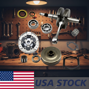 Cuscinetto a sfera scanalato per albero motore, Guarnizione paraolio, Guarnizione silenziatore, Tamburo frizione, Pignone catena, Cerchione, Gabbia a rullini, Componenti motore combinati - Product Image 3