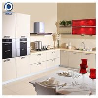 Prima Armoires de cuisine de luxe modernes Design Made China Makers Meubles de cuisine Îles Toute la maison Remodelage de la cuisine personnalisé