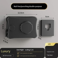 Corde à Linge Rétractable et Invisible Murale, Séchoir Réglable pour Salle de Bain et Rangement