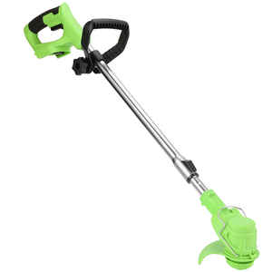 Tondeuse <span class=keywords><strong>à</strong></span> gazon électrique portable 21V <span class=keywords><strong>à</strong></span> batterie lithium, outil multifonction rechargeable sans fil, poignée télescopique, coupe DIY 120W - Product Image 1