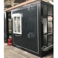 Tirelire 20ft préfabriqué pliant conteneur maison Mini Casa pliable préfabriqué maison acier immeuble de bureaux bureau cuisine salle de bain