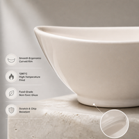 Ensemble de vaisselle en céramique moderne en forme de bateau de couleur unie bol à salade personnalisé en porcelaine soupe blé émaillé durable écologique