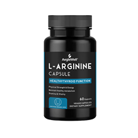 AegleWell L-Arginine en Capsules Végétales Biologiques – Soutient les Niveaux d'Énergie et la Santé Thyroïdienne – 60 Capsules – Complément Alimentaire pour Hommes
