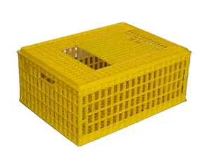 Cages de Transport de volaille vivante, cage de transfert en plastique pour poulet canard, cage de transfert plus solide