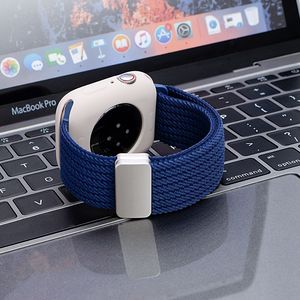 <span class=keywords><strong>Correa</strong></span> de Reloj de Nailon, Correas Elásticas para Reloj <span class=keywords><strong>Apple</strong></span> Serie 11 10 9 S11 S10 46mm 49mm 42mm - Product Image 4