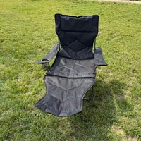 Chaise de camping pliable en tissu Oxford, résistante aux taches, légère et imperméable – Durable et portable pour la pêche, les pique-niques et l'entrepôt