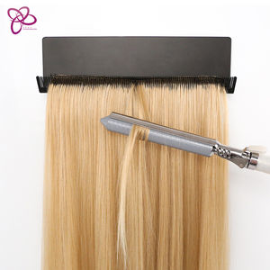 Vente en gros OEM support d'extension de cheveux avec couvercle pour la beauté au détail meubles de Salon <span class=keywords><strong>pas</strong></span> <span class=keywords><strong>cher</strong></span> noir détachable - Product Image 3