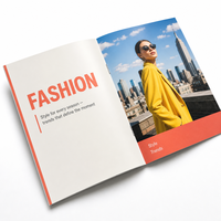 Service d'impression de livres personnalisés à bas prix à Jiangsu pour catalogue d'entreprise, brochure, dépliant avec papier couché