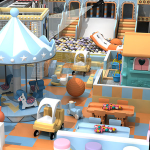 Proveedor de venta directa de equipo comercial con tema de circo para juegos infantiles en el interior - Product Image 4