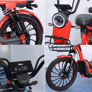 Bicicleta Eléctrica para Adultos con Motor de 350w, 500w, 800w, Scooter Eléctrico de Alta Potencia, Motocicleta Urbana con Pedales, Bicicleta Eléctrica para Adultos con Motor de 350w - Product Image 4