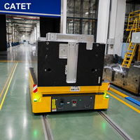 Chariot de transfert sur rail RGV alimenté en basse tension, véhicule de transport de charges lourdes de 50 tonnes pour la manutention et le transit de matrices en usine de grande taille