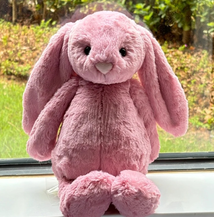 Coniglio Bonnie rosa scuro 36 cm