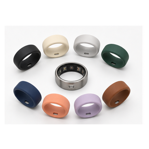 Lot de 8 protections ajustées pour Oura Ring 4 Gen 3 RingConn Gen 2, ensemble de protecteurs en silicone moulé, découpes alignées, tailles S M L - Product Image 1