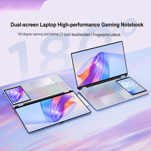 Vente flash - Nouvel ordinateur <span class=keywords><strong>portable</strong></span> à double écran tactile 15,6'' + 7'', métal, 1920x1080P IPS, 32 Go de RAM, 2 To SSD, Windows 11 pour le bureau et les jeux - Product Image 2