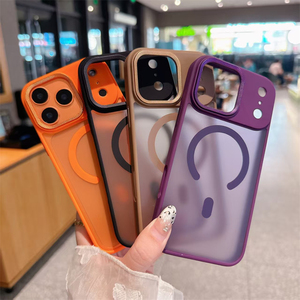 เคสโทรศัพท์แบบแม่เหล็กใสกึ่งด้าน รุ่น Skin Feel สำหรับ iPhone 17 16 15 Pro Max ฝาหลังแบบด้าน - Product Image 2